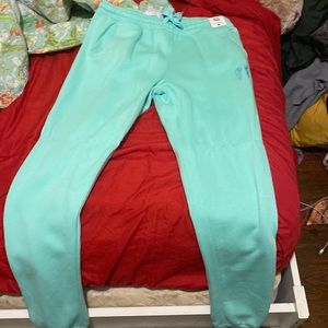 Blueish green jogger sweats